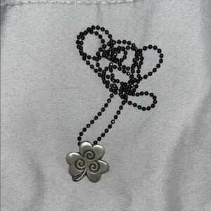 Silver Clover Pendant Necklace